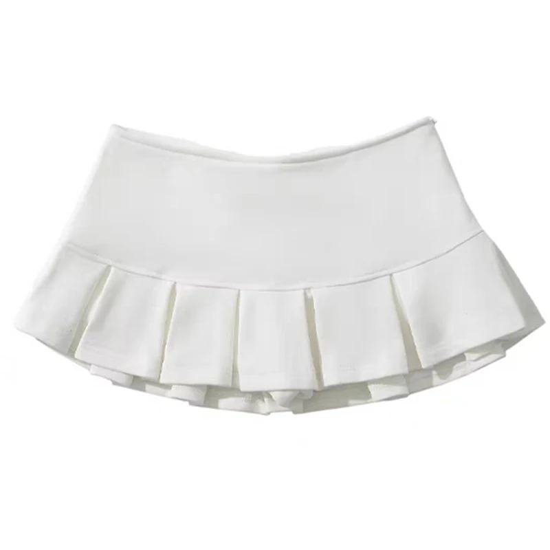 Sexy High Waist Pleated Skirts - Badminton Korea ulasan dan harga
